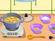 Spielen Delicious vegetable soup