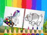 Spielen Funny animals coloring book