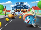 Spielen Blue mushroom cat run now