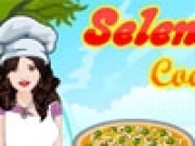 Spielen Selena Cooking Hummus Pizza