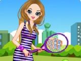 Spielen Tennis sports girl