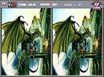 Spielen Spot the differences-dragons