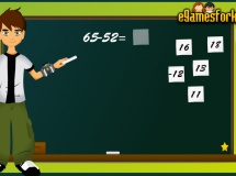 Play Ben 10 math game now