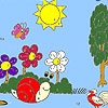 Spielen Garden animals coloring