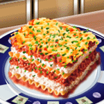 Play Sara's cooking class - lasagna now