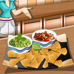 Play Nachos and dip - sara's cooking class now