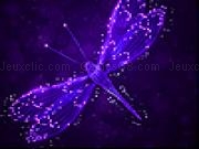 Spielen Purple dragonfly slide puzzle