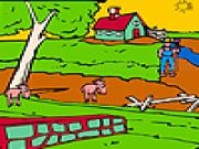 Spielen Animals big farm garden coloring