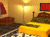 Spielen Golden bedroom escape