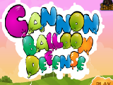 Play Cannon balloon defense now