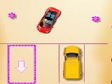 Spielen Cute girl car parking