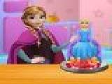 Play Anna cooking frozen cake now