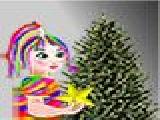 Play Rainbow girl chrismas tree decoration now