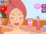 Play College girl facial makeover now