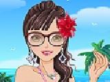 Play Beach girl make up game now