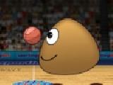 Play Pou basketball now