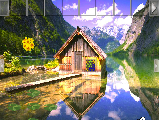 Play Glacial mountain lake escape now