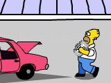 Play The Simpsons : Homers beer run now