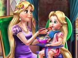 Spielen Goldie princess toddler feed