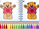 Play Cute teddy bear colors now