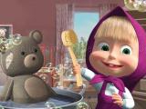 Play Doll and the bear cleaning game now