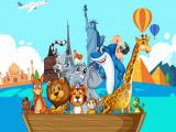 Play Crazy friends travel the world puzzle now