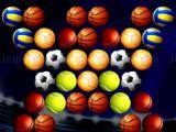 Spielen Bubble shooter golden football