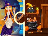 Play Witchs house halloween puzzles now