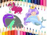 Play Mermaid coloring book now