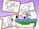 Spielen Cartoon coloring for kids animals