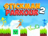 Spielen Stickman parkour 2 - lucky block