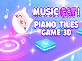 Spielen Music cat!piano tiles game 3d now