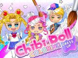 Spielen Chibi doll coloring & dress up