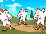 Spielen Chicken shooter io