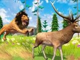 Spielen Realistic lion hunting animal 2024