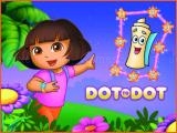 Spielen Dora dot to dot now
