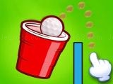 Spielen Ball in cup now