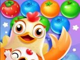 Spielen Bubble shooter chicken now