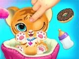 Spielen Baby tiger care - a day with baby tiger now