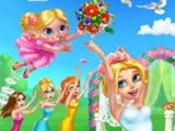 Spielen Flower girl wedding day - the happiest day now