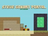 Spielen Steve go kart portal now