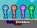 Spielen Party stickman 4 player