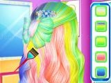 Spielen Fashion rainbow hairstyle design