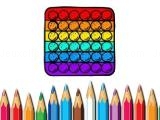 Spielen Pop it coloring book now