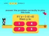 Spielen Mathpup golf 4 algebra now