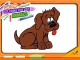 Spielen Cartoon coloring book for kids - animals now