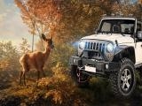 Spielen Animal hunters : safari jeep driving game now