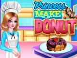 Spielen Princess make donut cooking now
