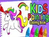 Spielen Kids finger painting coloring now
