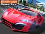 Spielen Rocket cars highway race now